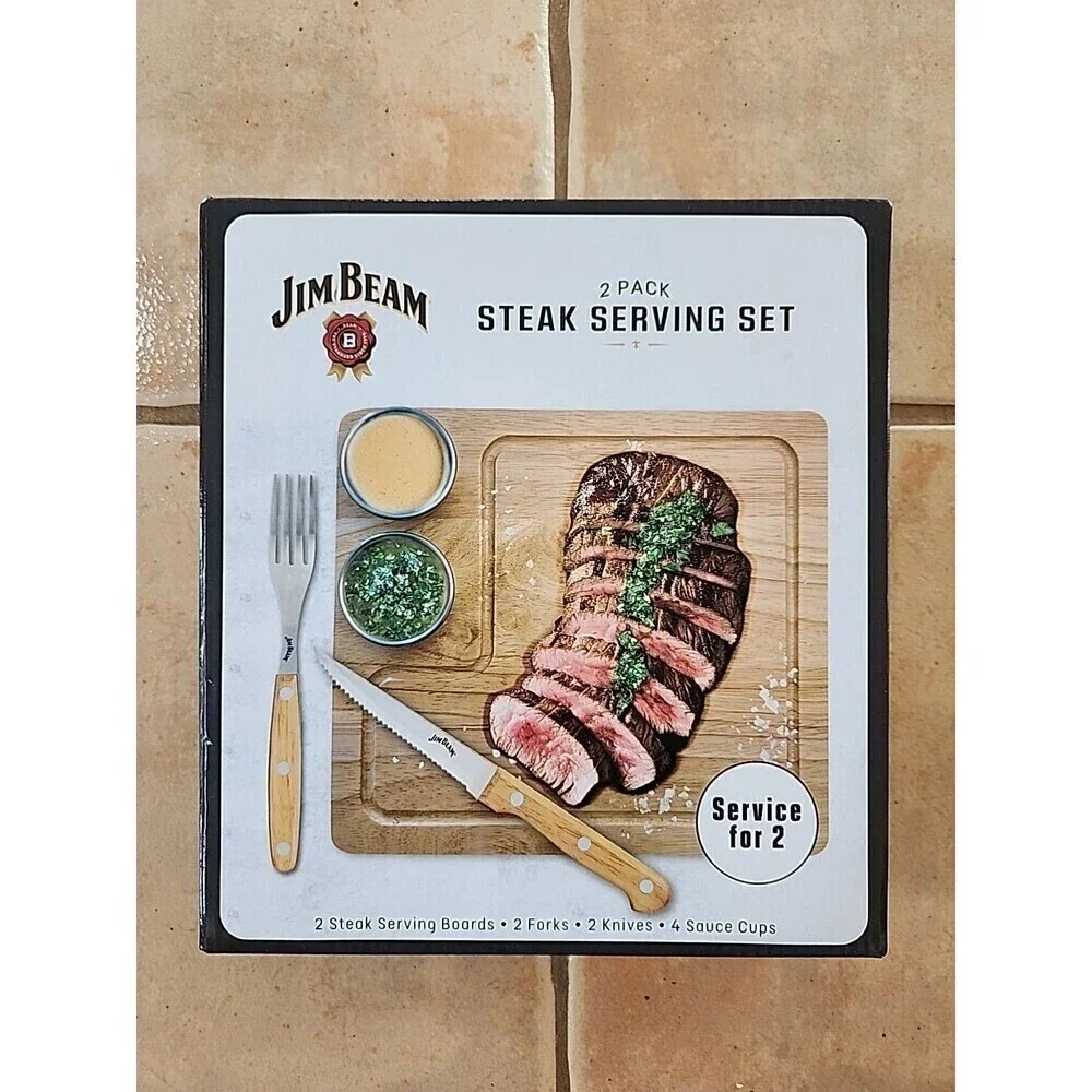 Jim Beam, 2 Pack Serving Set, New